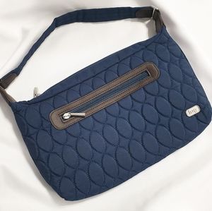Lug Trotter Handbag in Navy Blue